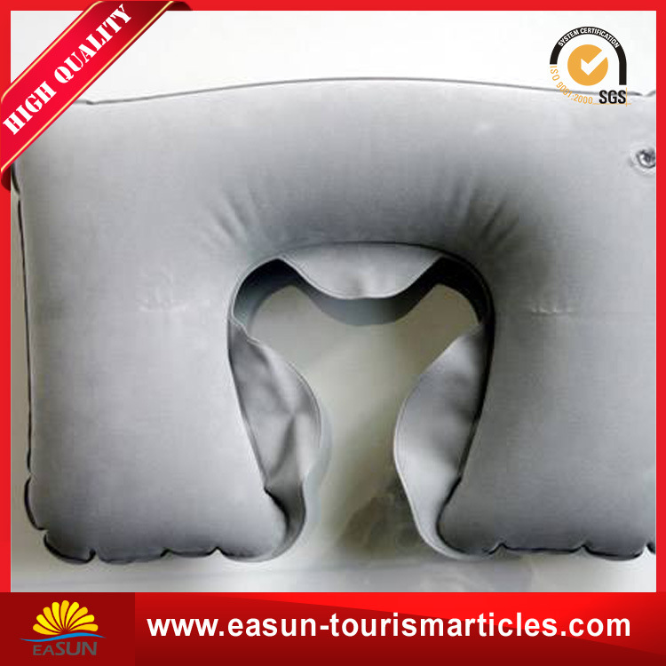 Hot Sale Promotional Inflatable Travel Pillow, Disposable Pillow for Aviation