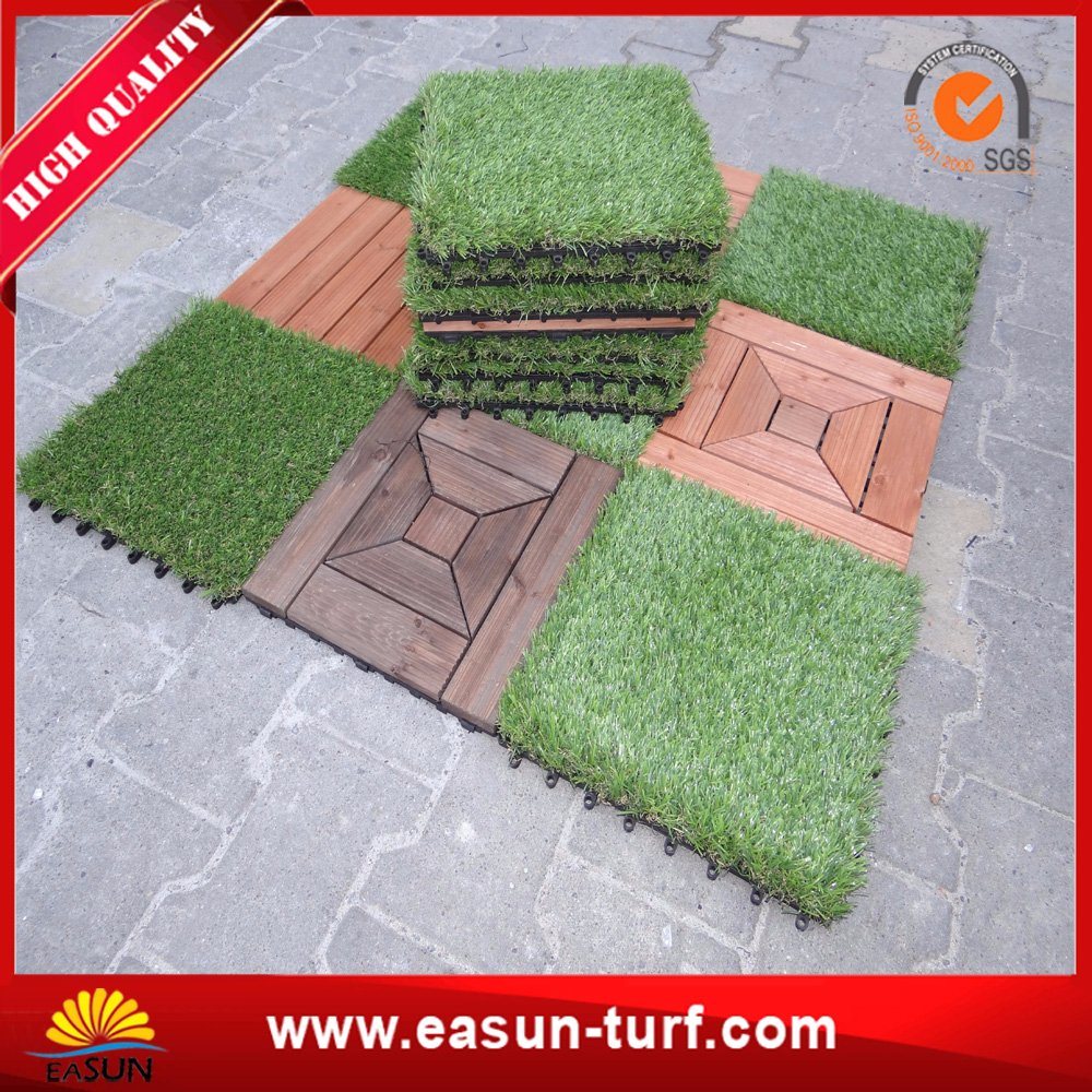 Landscaping Artificial Interlocking Grass Mat for Easy DIY Garden
