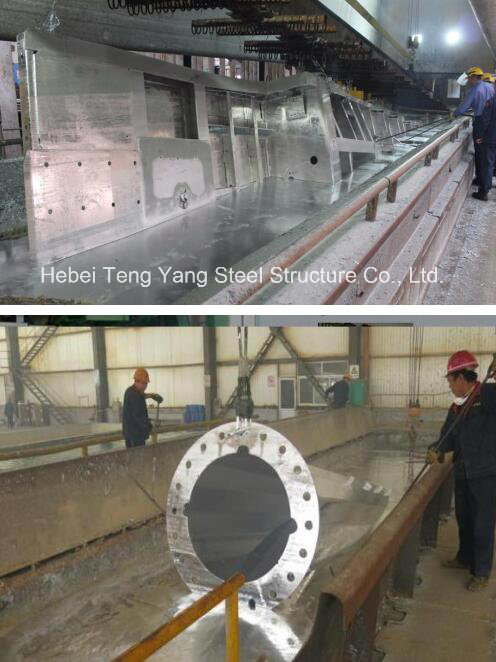 Hot DIP Galvanised Self Supporting Telcom Three Legged Tubular Steel Tower