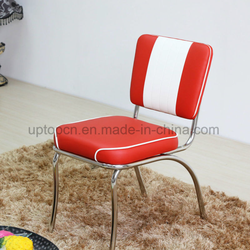 (SP-LC292) Stainless Steel Frame PU Leather Dining Chair for Restaurant Use