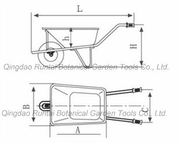 Cheap Durable Steel Wheel Barrow