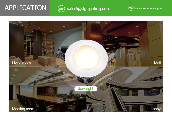 LED Commercial Downlight 24 Beam Accent Lighting Narrow Spotlight