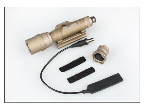 Tactical Ultra Scout Light Rail-Mountable Weapon Flashlight Cl15-0044