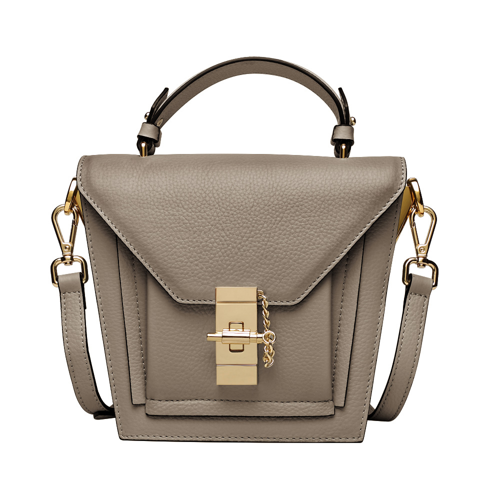 Fashion Genuine Leather Top Handle Bag Lady Shoulder Tote Handbag