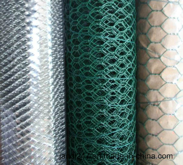 PVC Coated Hexagonal Wire Netting Hex Chain Link Fence