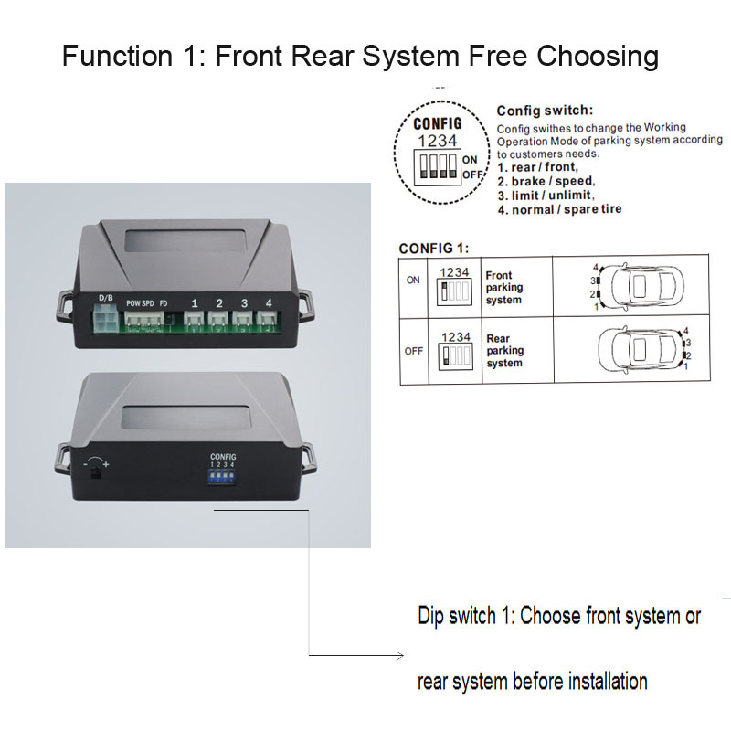 Universal Radar Detector Car Parking Sensor System for Toyota RV4