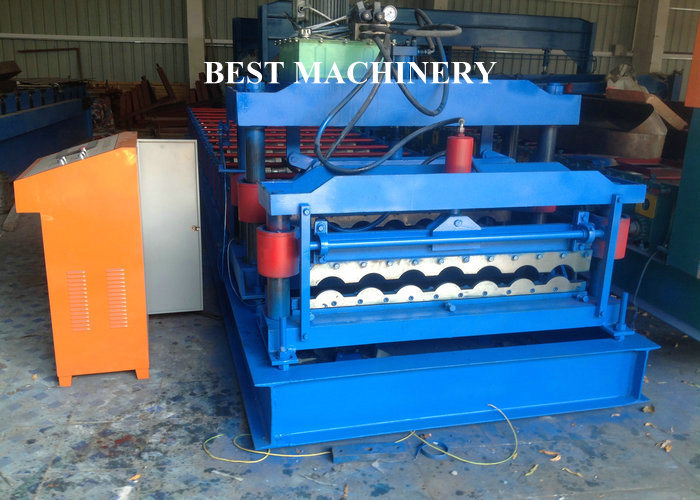 Glazed Steel Roof Tile Roll Forming Machine