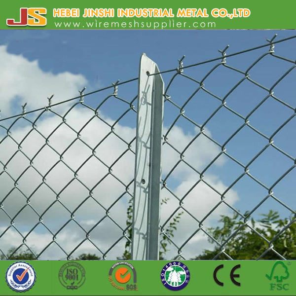 Galvanized Security Chain Link Fencing