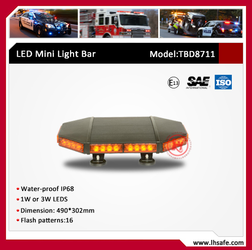 0.5 Meter Mini Warning Light Bar (TBD8711-0.5m)