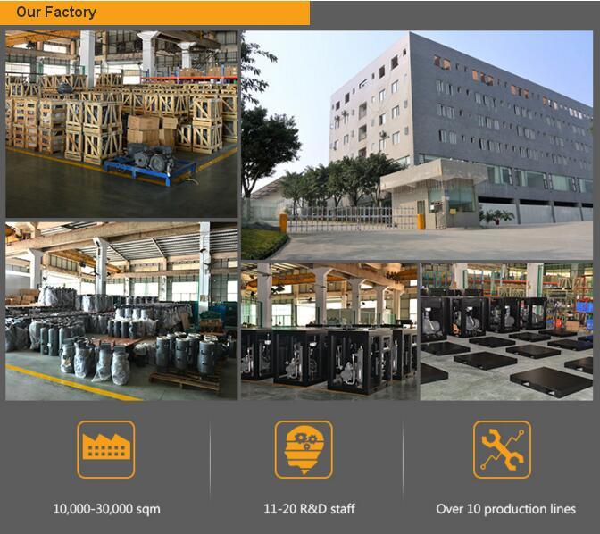 7-12 Bar Twin-Screw Electric Screw Air Compressor Diagram