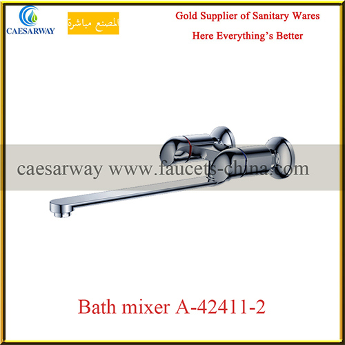 Double Handle Sanitary Ware Bathroom Water Basin Faucet