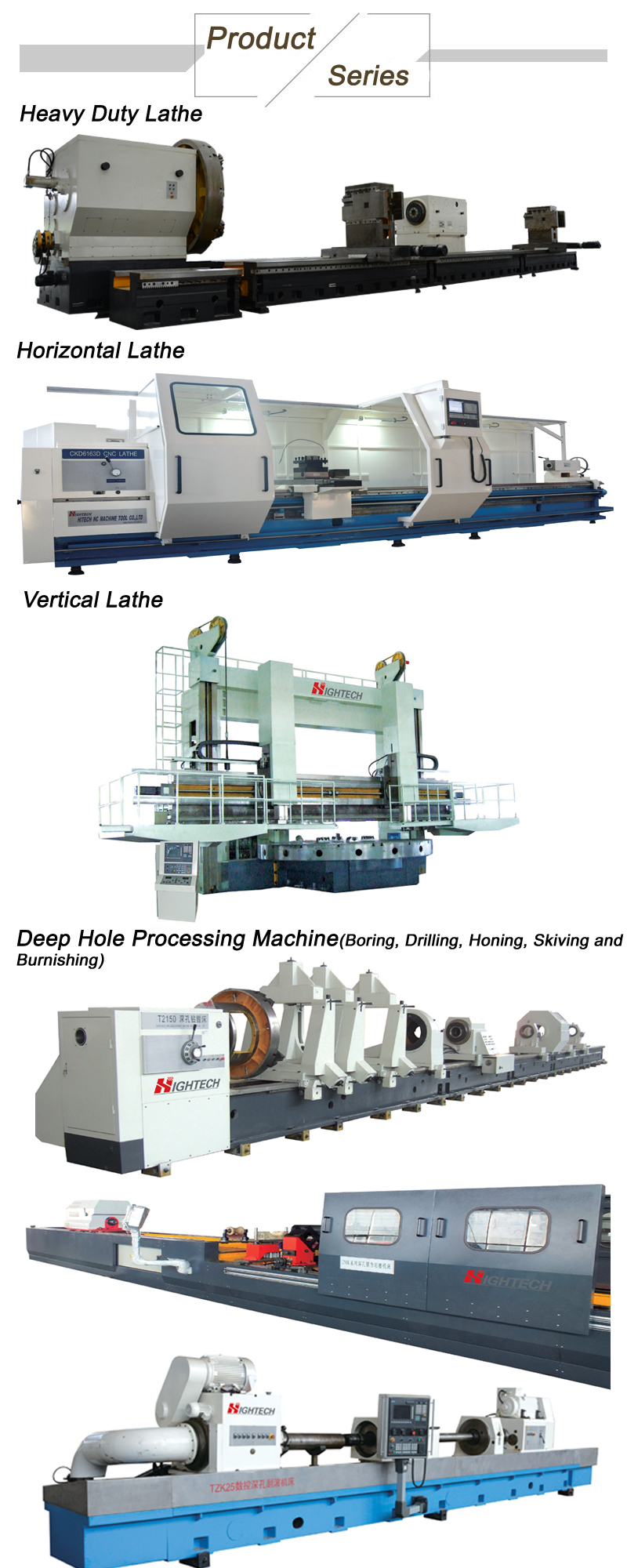High Precision Heavy Duty China CNC Lathe Machine