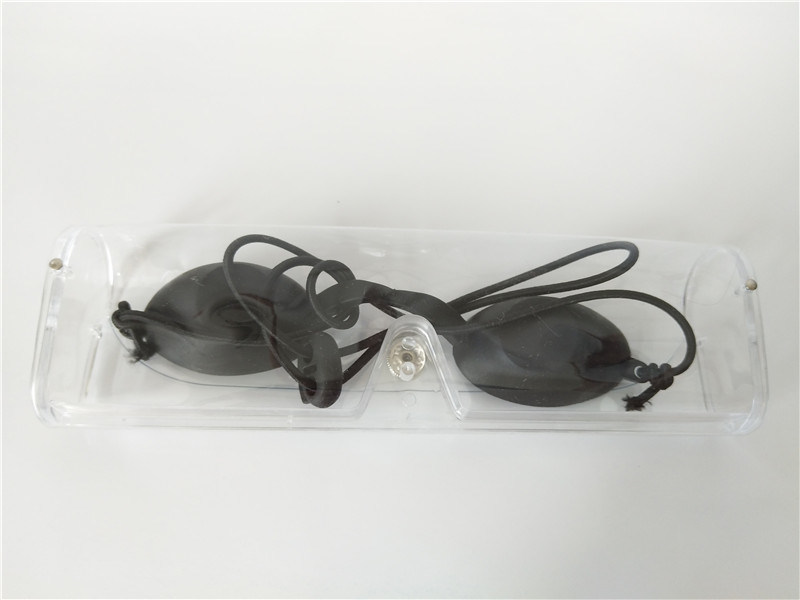 E Light Beauty Instrument Laser Protective Glasses Blackdoll Opt Eyebrow Hair Removal Shading Blue Goggles (guest use)