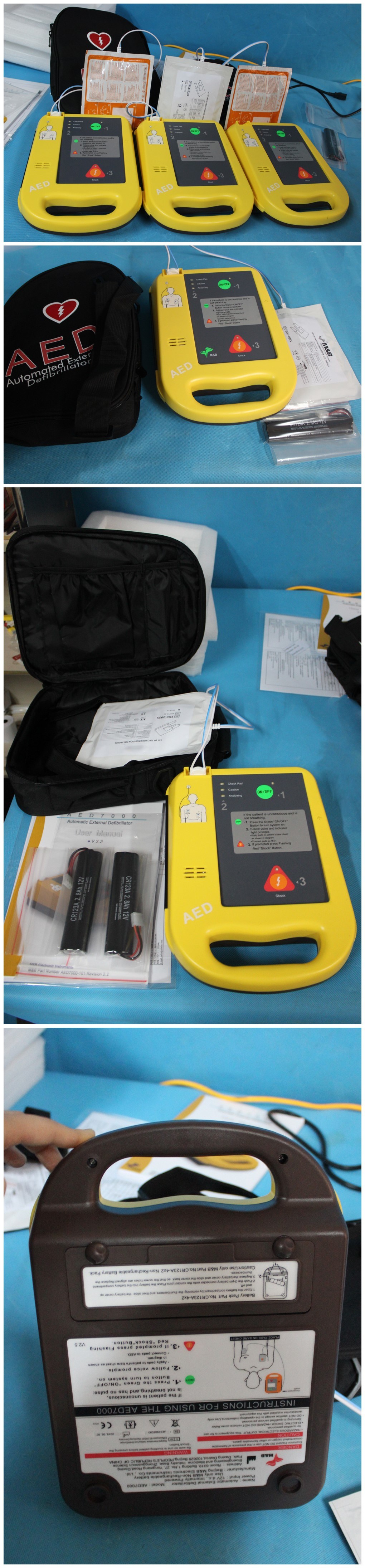 Manual Biphasic Cardiac Defibrillator Monitor