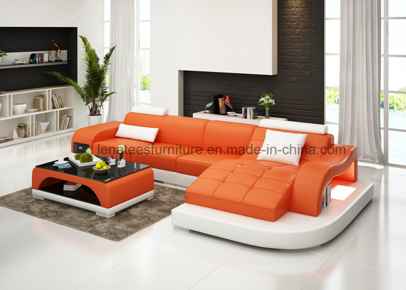 G8009d Large Size L Shape Livingroom Sofa
