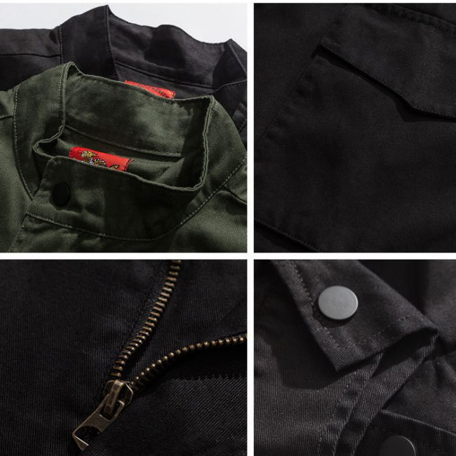 Men's Lightweight Military Cotton Vintage Jacket