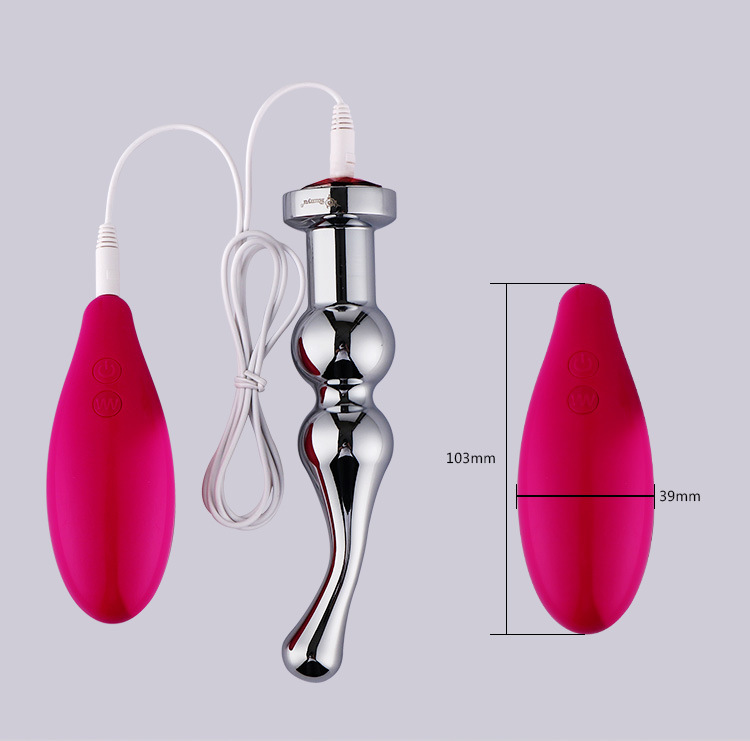 Newest Aluminium Series Sex Toy Vibrating Anal Plug for Ass