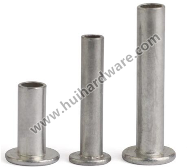 Stainless Steel Flat Head Semi Tubular Rivets