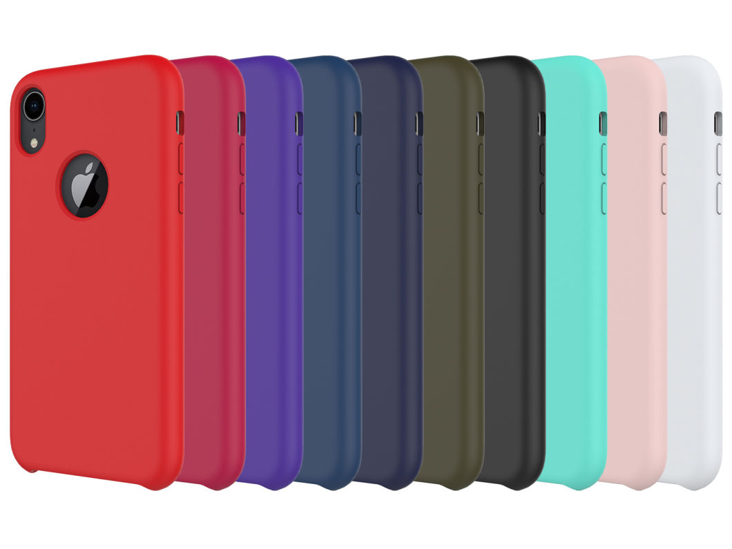 for iPhone Xs/iPhone Xs Max /Iphonexr Ultra Slim Silicone Rubber Case for Phone