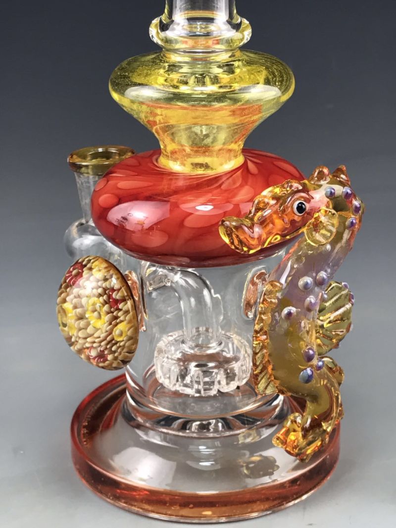 Newest Colorful Crafts Glass Smoking Water Pipe with Bowl
