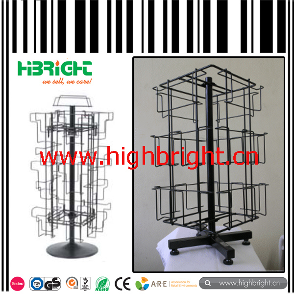 Promotional Metal Wire Snack Basket Display Rack