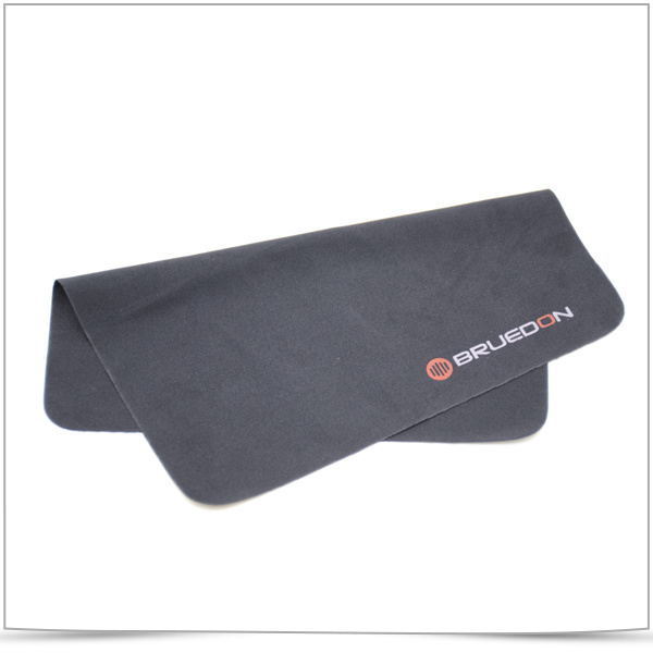 Black Soft Super Fine Fiber Cleaning Cloth for Eyeglasses