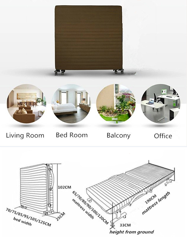 Specially Designed for Hotel Use Hotel Extra Bed Folding Bed