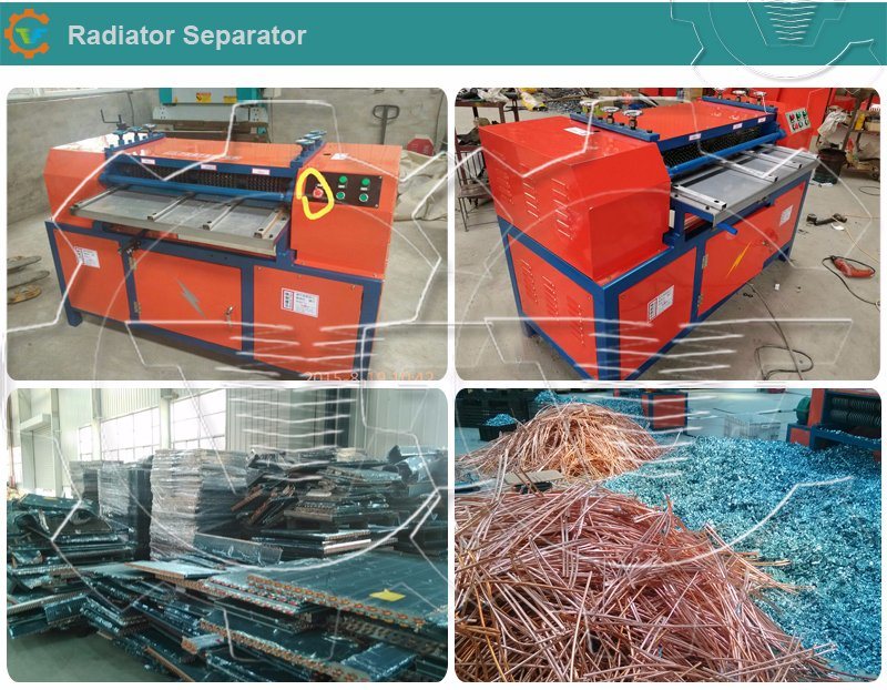 Straight and Compressed Waste Radiator Recycling Plant