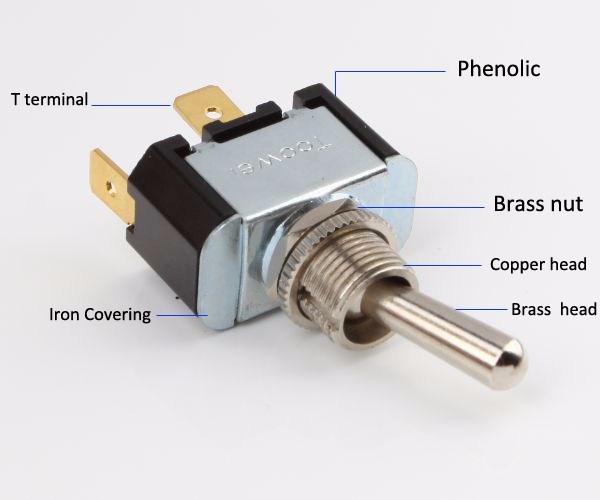 Rt-13b Spdt on-off-on Type 3-Way Magnetic Toggle Switch