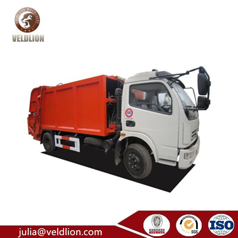 Dongfeng Mini Sanitation Truck 5000L 5cbm 5m3 Compression Garbage Transportation Truck