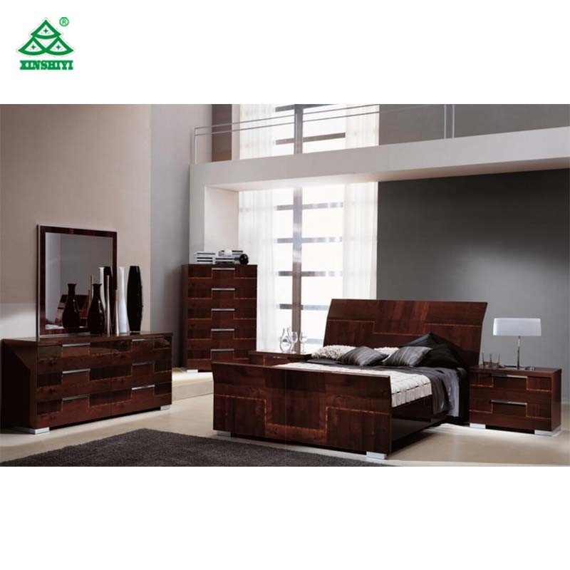 Antique New Design Bedroom Furniture Wooden Bed Selling