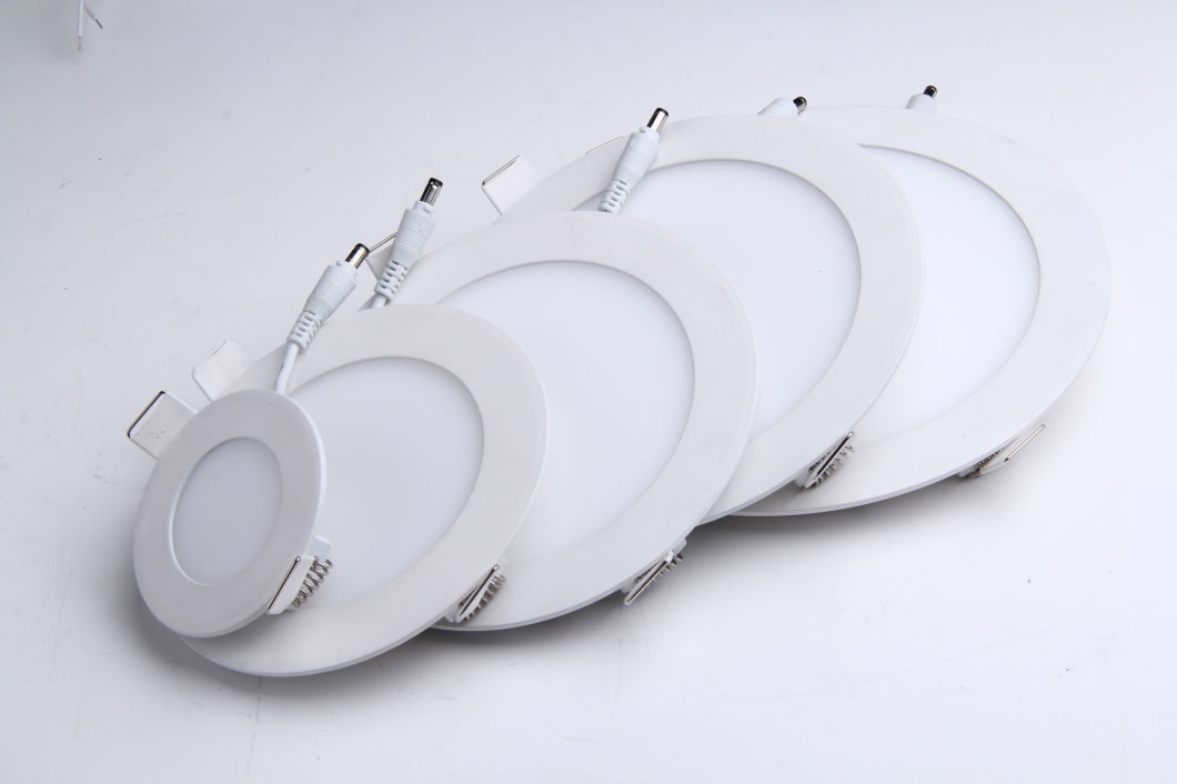 Ultra Thin Round Recessed Ceiling Downlight 3W-24W LED Panel Light
