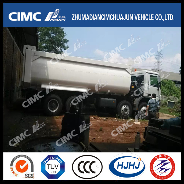 Benz 380-460HP 8*4 Dump Truck with Cimc Huajun Cargo Box