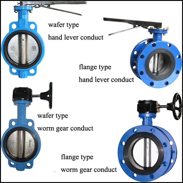 Wafer Hab=ND Bar Cast Iron Butterfly Valves