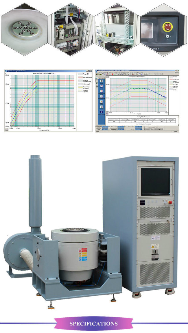 High Acceleration Xyz Axis Electrodynamic High Frequency Vibration Shaker Table