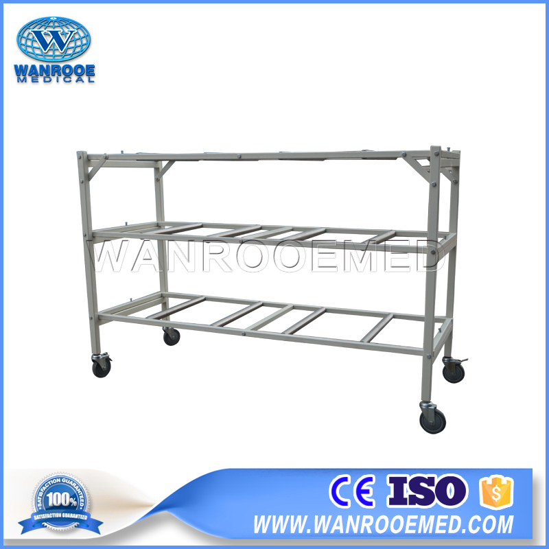 Ga503-3 Medical Mortuary Body Lifter Coffin Trolley