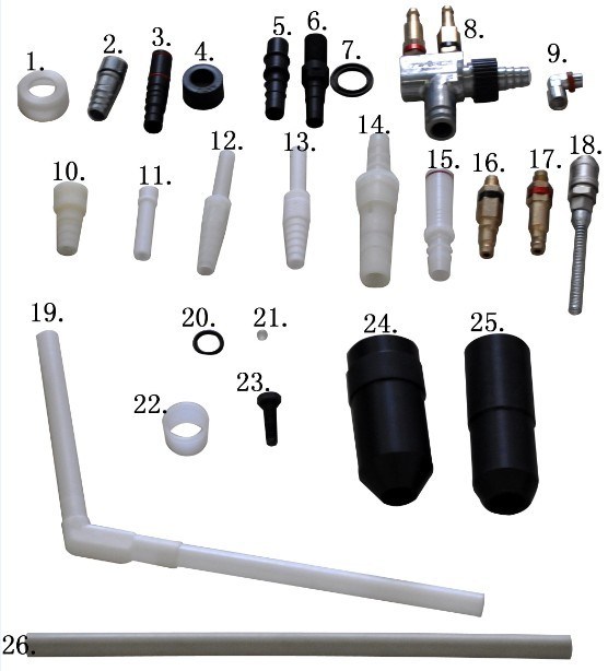 Manual/Automatic Powder Coating Spray Gun Nozzle Parts 1000047 Flat Jet Nozzle