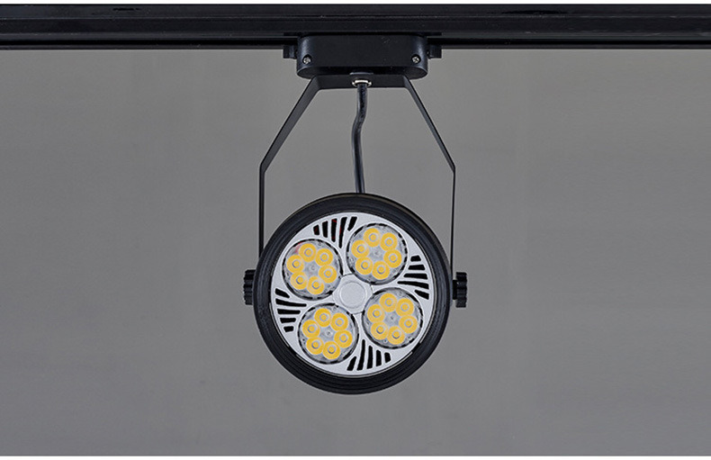 LED Track Lamp White/Black LED Spot Light PAR30 LED Track Light COB