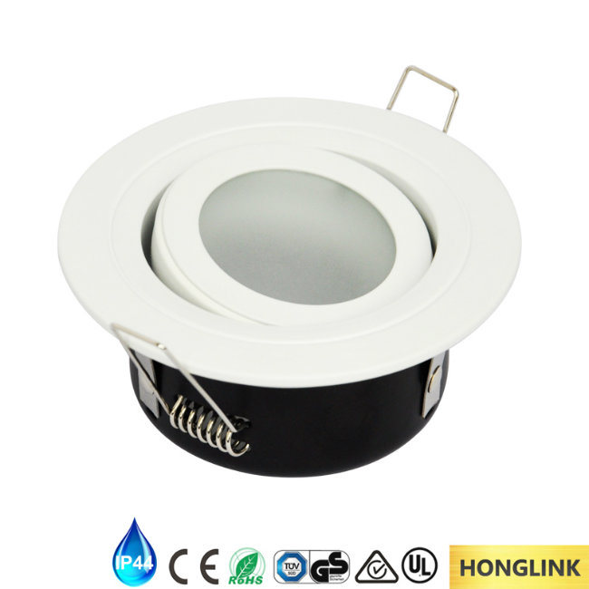 Replaceable LED Module/ GU10 Spotlight Bathroom Light, IP44 Downlight