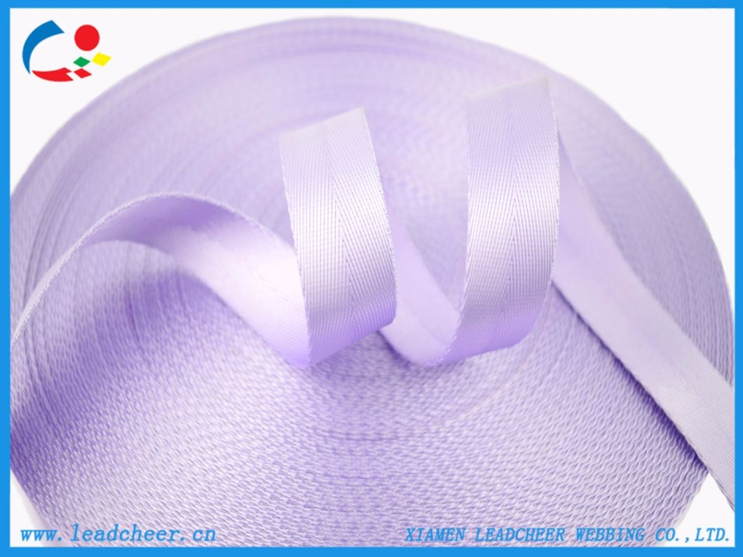 Top Grade Purple Decoration Soft Ribbon Bag Strap