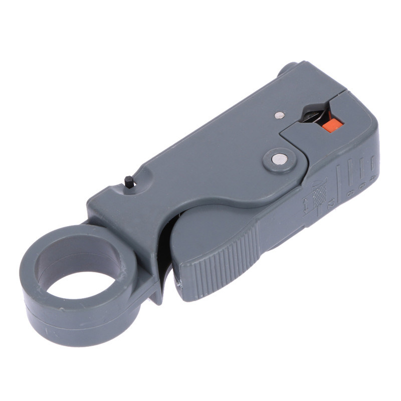 1PC Coaxial Household Multi Tool Cable Stripper/Cutter Tool Rotary Coax Stripper for Rg59/6/58 Network Tool Wire Stripper