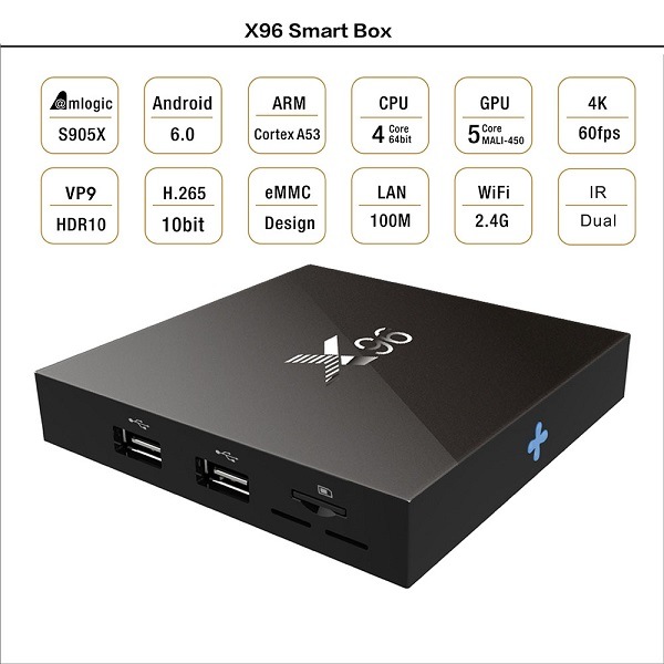 New X96 Set Top Box Android 6.0 Marshmallow TV Box