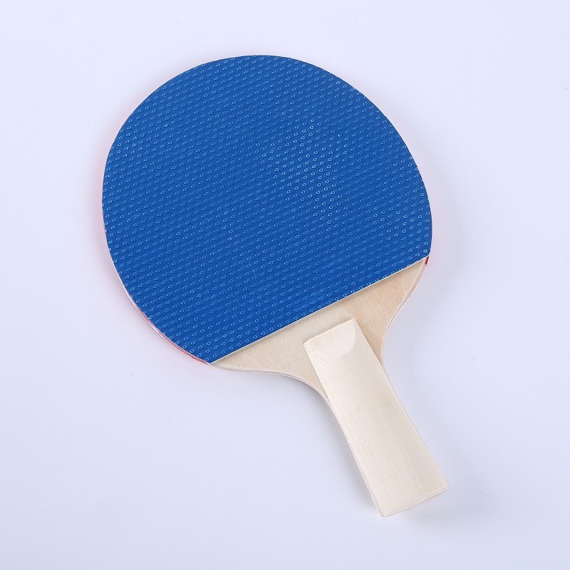 Cheap Red & Blue Color Ping Pong Paddle with 2 Balls Set with PE Bag Packing