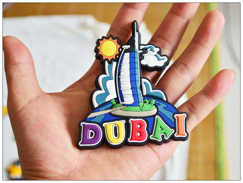 3D PVC Rubber Souvenir Fridge Magnet for Promotional Gifts