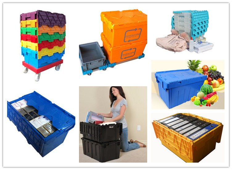 Unbreakable PP Material Stackable Storage Turnover Crate