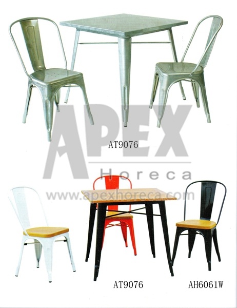 Tolix Dining Table Restaurant Furniture Industrial Steel Table