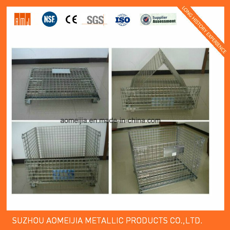 Supermarket Steel Galvanized Storage Cages