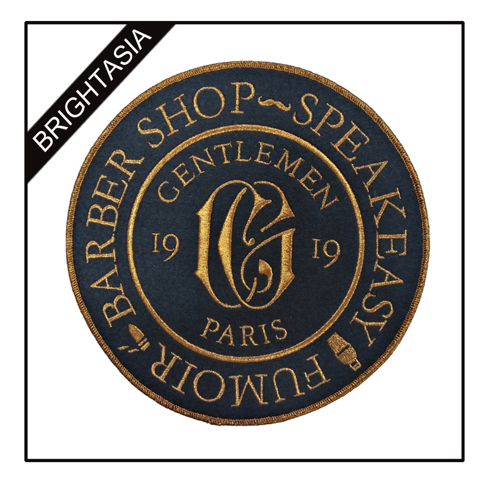 Paris Barber Shop Embroidery Patch for Gift/Accessories/Promotion (BYH-101235)