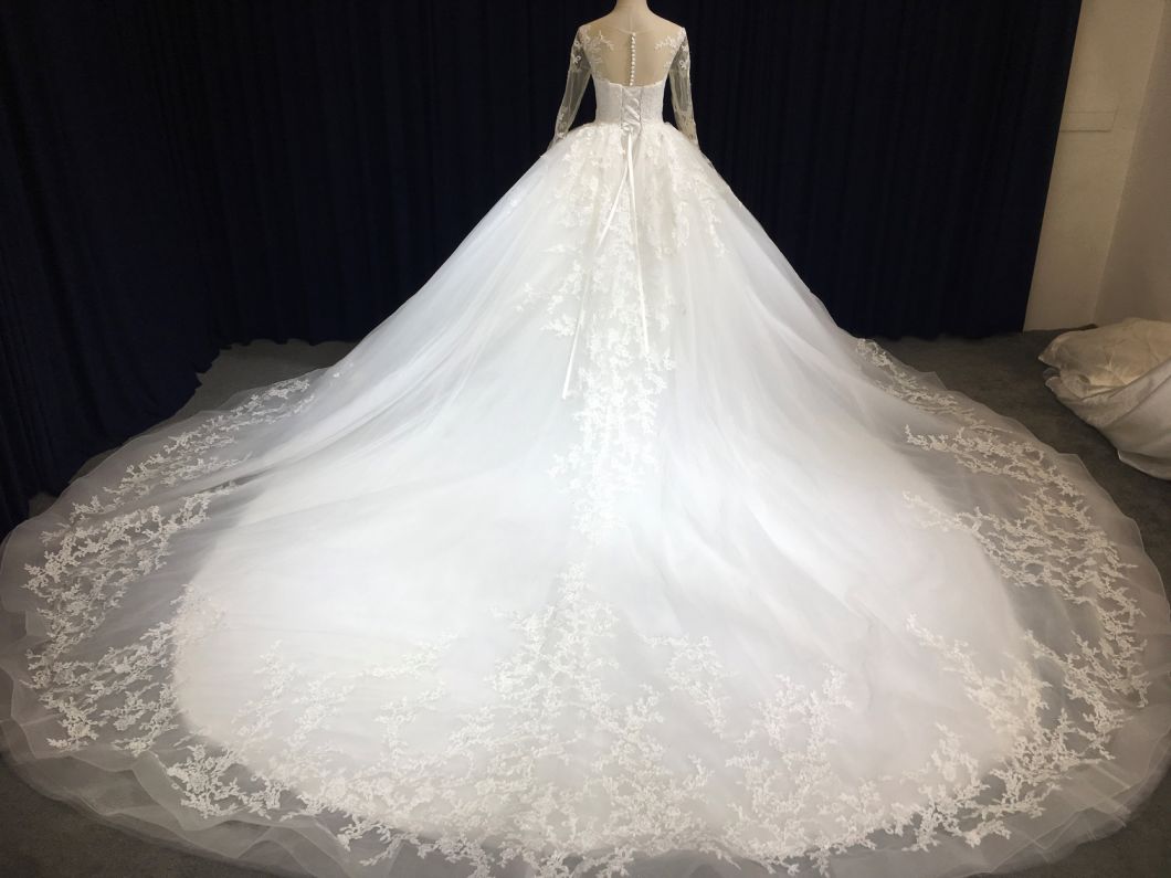 Aoliweiya Luxury Ball Gown Wedding Dress