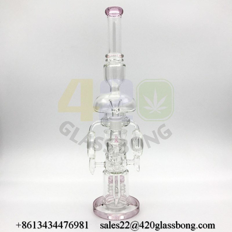 Heady Glass Recycler Lookah Smoking Water Pipe Waterpipe Crafts for 420smoke/Dry Herb/Weed